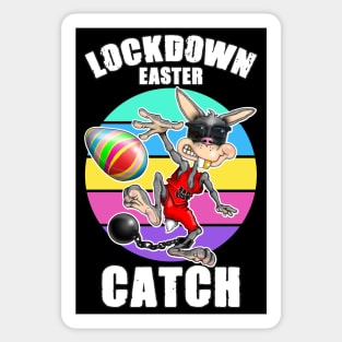 Lockdown Easter Funny Easter Bunny Sticker